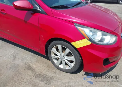 2012 Hyundai Accent Gls z USA, uszkodzony, nr VIN KMHCU4AE7CU099833